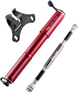 PRO BIKE TOOL Mini Bike Pump with Gauge