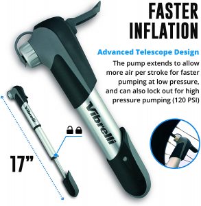 Vibrelli Mini Bike Pump