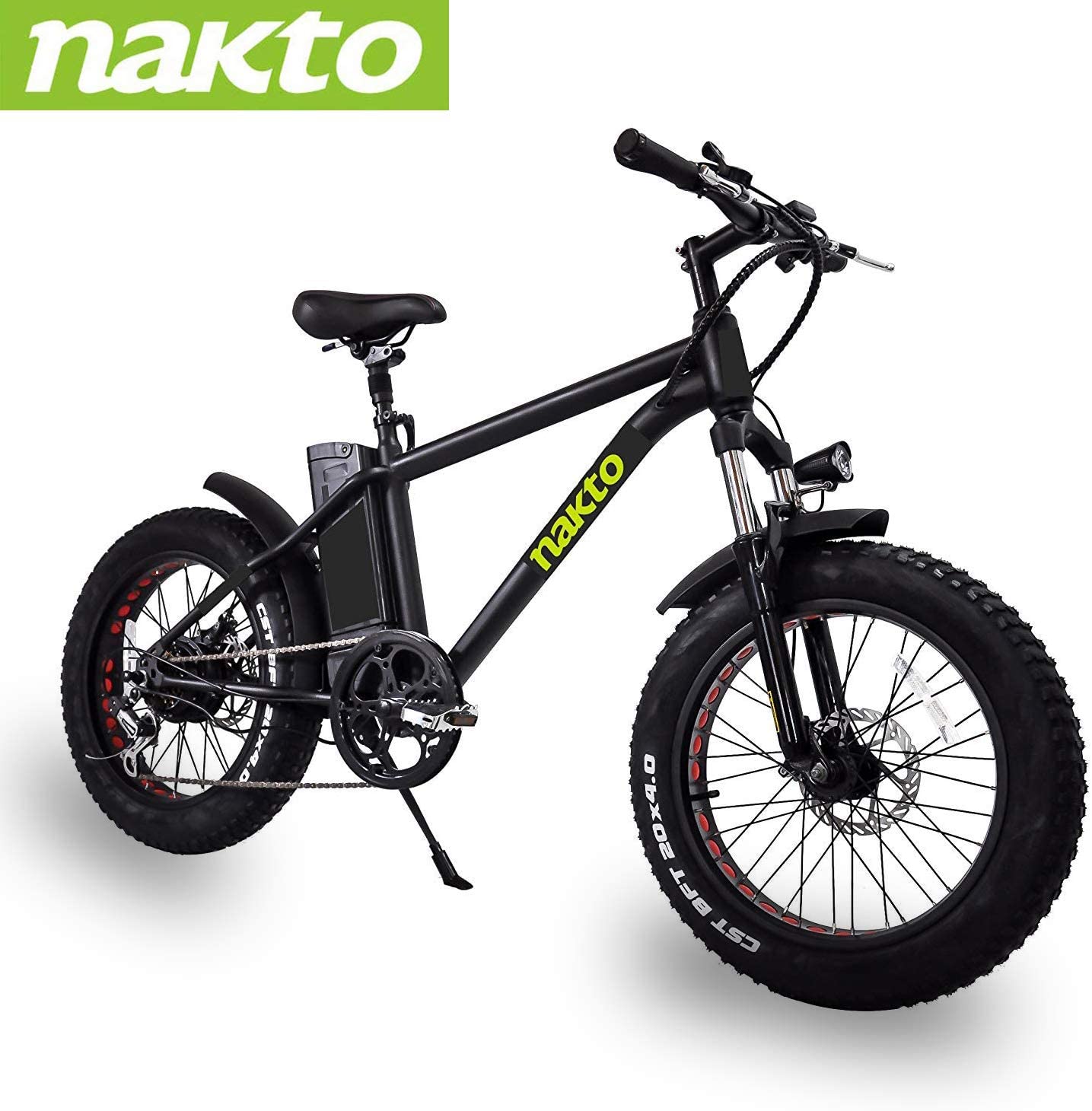 nakto electric bike fat tire mountain ebike