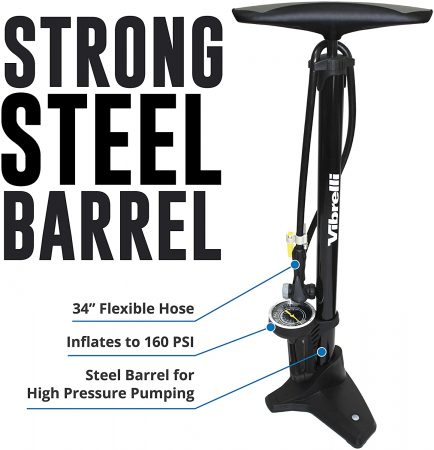 Vibrelli Bike Floor Pump Review – Frugal Average Bicyclist